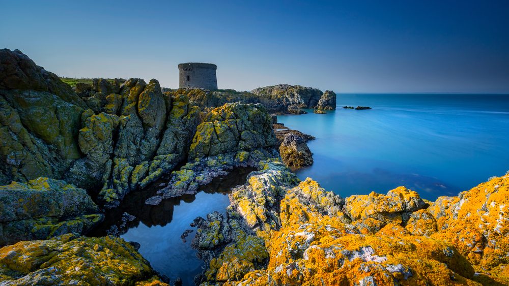 Best Hidden Swimming Spots In Dublin 6 Ireland's Eye island cliffs.Howth, Dublin, Ireland Martello Tower