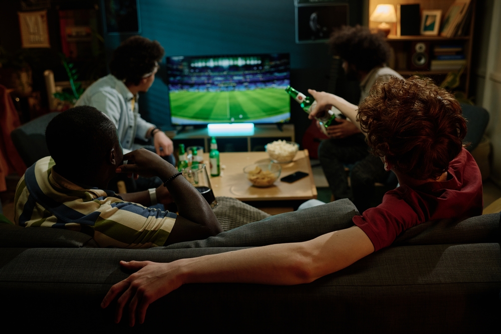 Watching football, World Cup, TV
