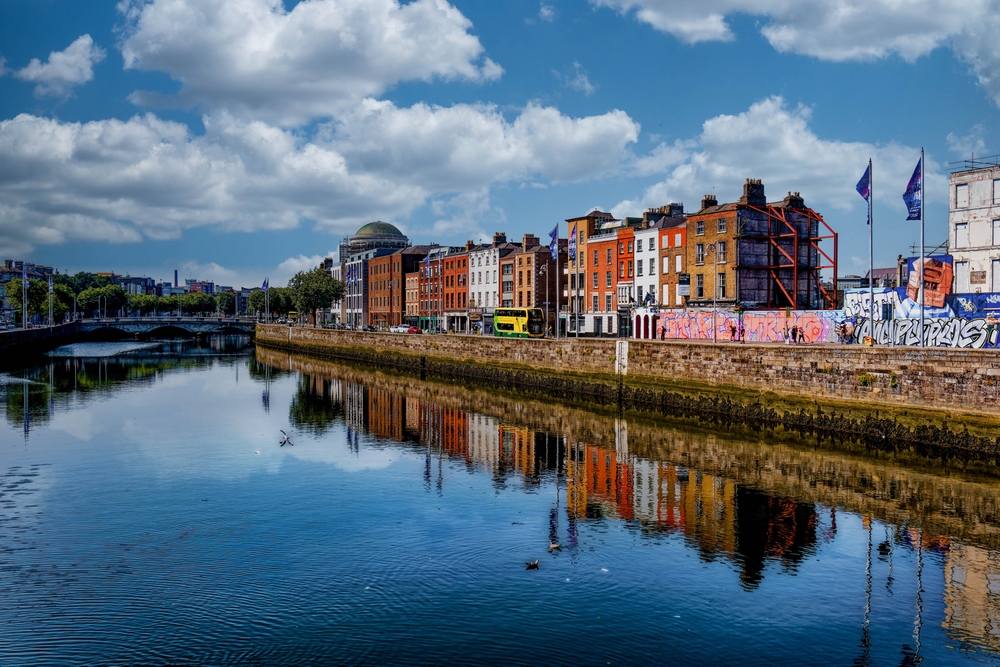 River Liffey, Dublin, Ireland. Darryl Brooks / Shutterstock