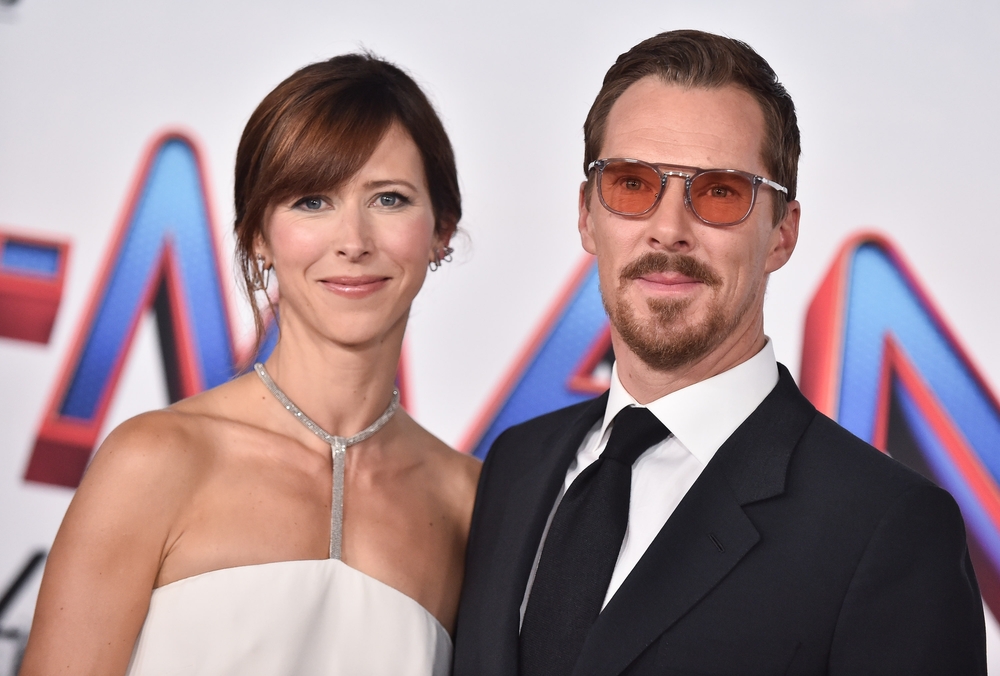 Benedict Cumberbatch And Martin Freeman Could Be Filming The New Sherlock Series 3 Benedict Cumberbatch and wife Sophie Hunter. DFree, Shutterstock