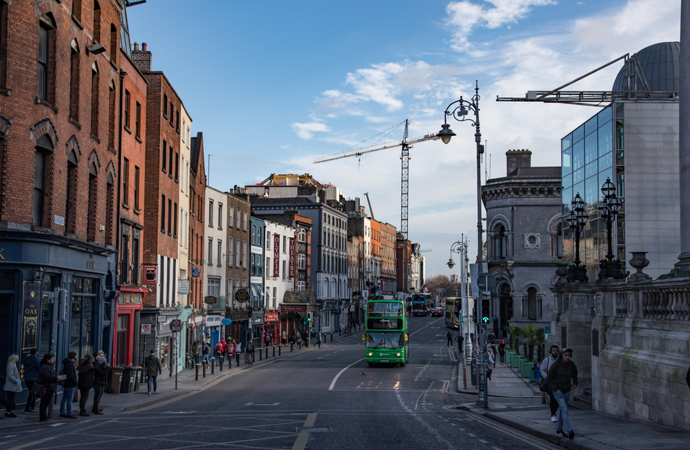 Dame Street, Dublin. Gabriel12, Shutterstock