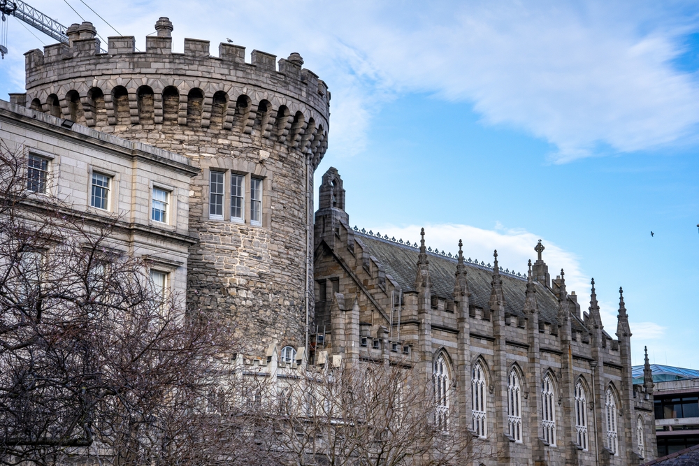 Study Reveals Top 10 Castles In Ireland 3 Dublin Castle in Dublin, Ireland. Shutterstock