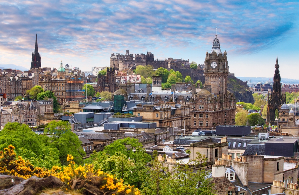 Edinburgh skyline. Shutterstock
