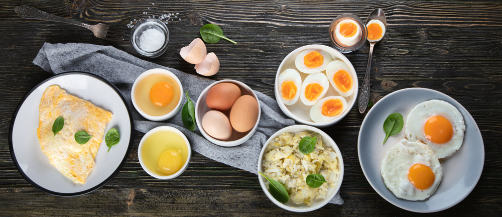 Study Reveals Best Hangover Cure 3 Hard boiled eggs, raw eggs, omelet, scrambled eggs