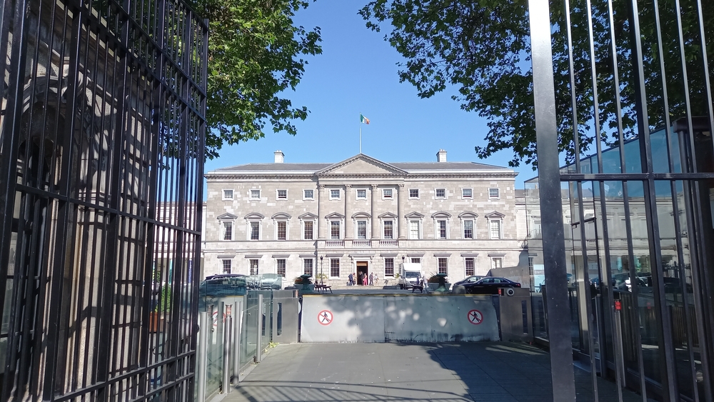 Leinster House, seat of the D&aacute;il in Dublin. Clare O'Beara, Shutterstock