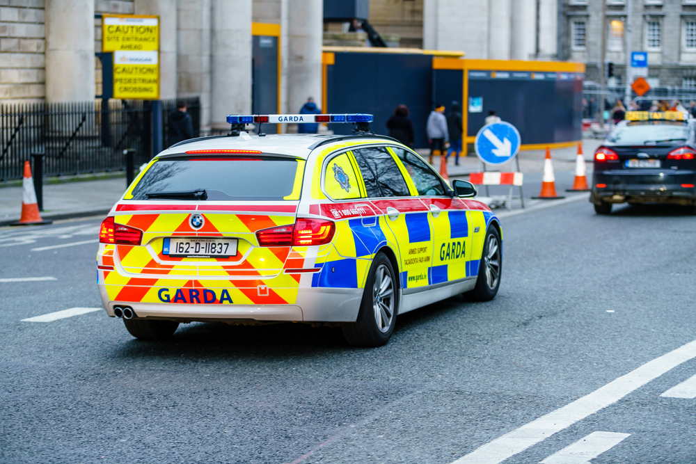 Gardai Vehicle. Photo credit: Shutterstock