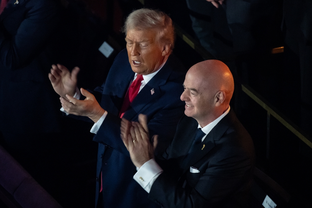 President Donald Trump and FIFA President Gianni Infantino. Photo credit: Lev Radin, Shutterstock