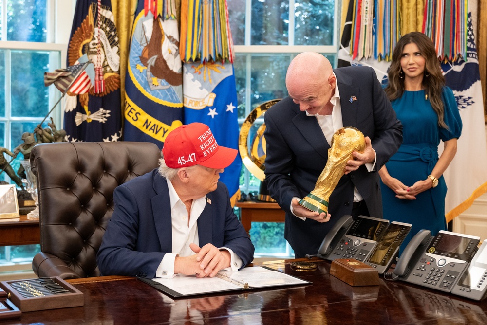 President Donald Trump and FIFA President Gianni Infantino. Photo credit: Rawpixel, Shutterstock