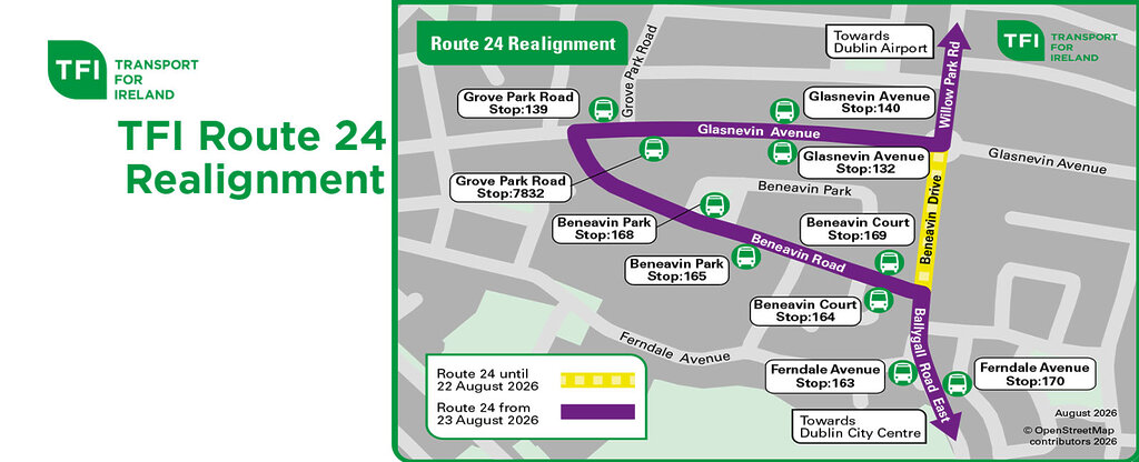 Route 24 Realigment. Image credit TFI Transport For Ireland
