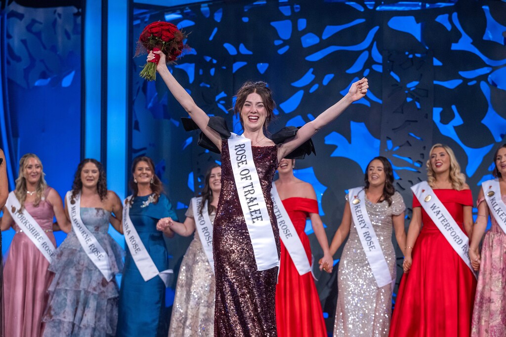The 2026 International Rose of Tralee is Caoilfhinn N&iacute; Choiligh. Photo By : Domnick Walsh &copy; Eye Focus LTD