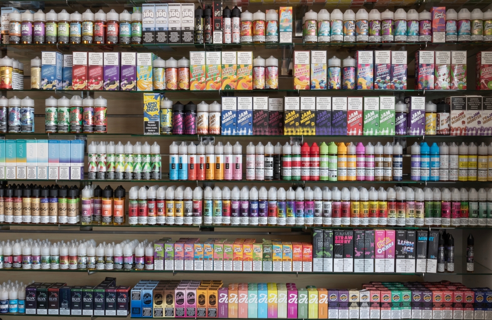 Vape shop. Photo credit Jonathan Weiss, Shutterstock