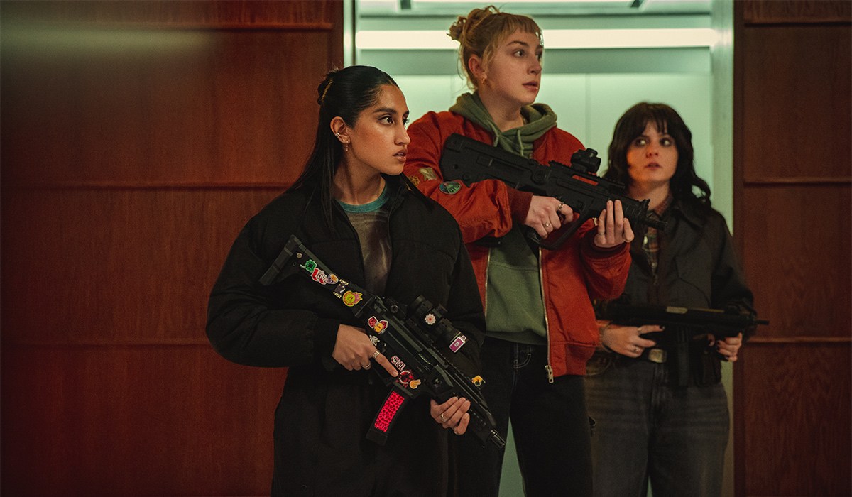 First look: Netflix drops trailer and release date for Black Doves season two 6 Amibka Mod as Laila, Ella Lily Hyland as Williams, Gabrielle Creevy as Eleanor in Black Doves: Season 2. Pic: Netflix