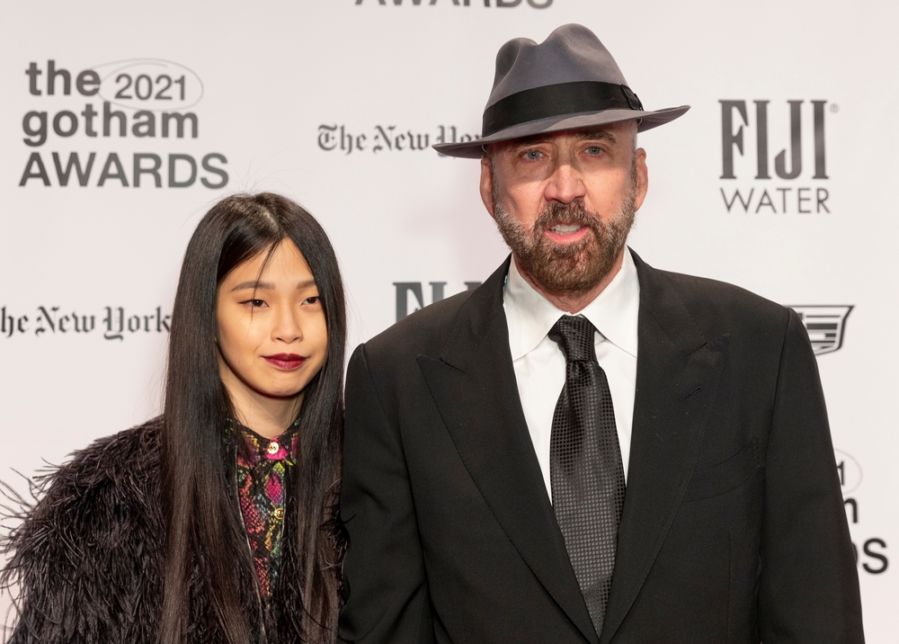 Nicolas Cage’s Malibu Mansion Evacuated As Massive Sinkhole Opens 5 Nicolas Cage and wife Riko Shibata. Photo credit: Lev Radin, Shutterstock