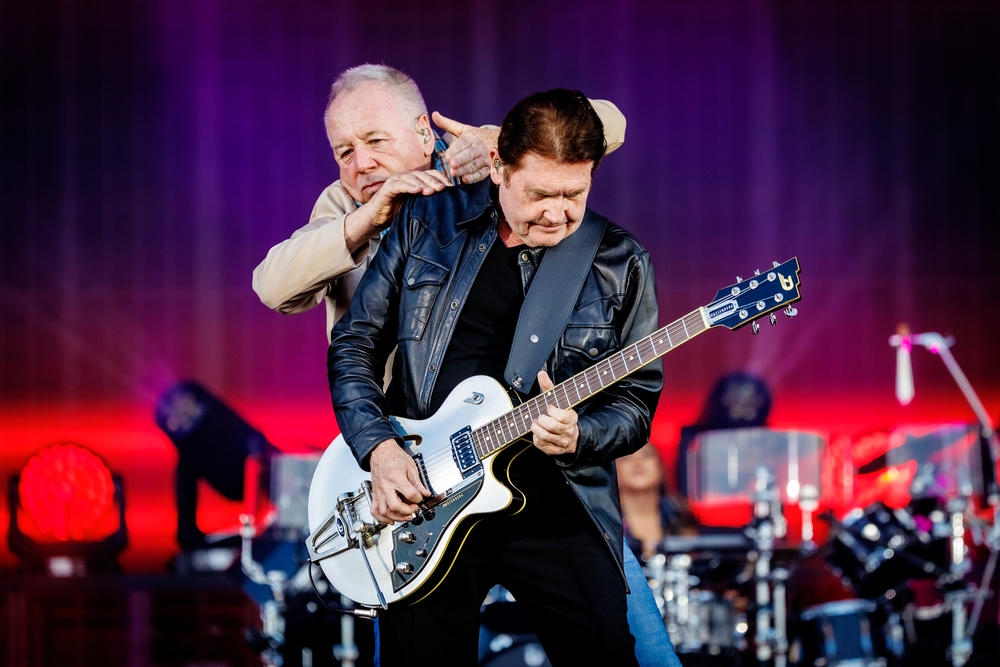 Simple Minds' Jim Kerr and Charlie Burchill. Photo credit: Ben Houdjik, Shutterstock