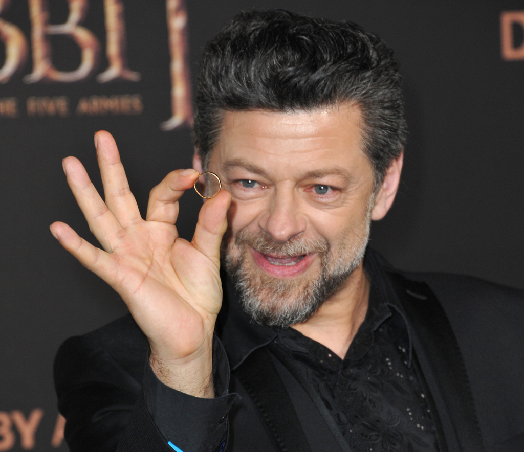 First Look At Frodo Revealed In New 'Lord Of The Rings: The Hunt For Gollum' Photos 3 Andy Serkis at the Los Angeles premiere of his movie 'The Hobbit: The Battle of the Five Armies,' Hollywood, 2014. Photo credit: Shutterstock