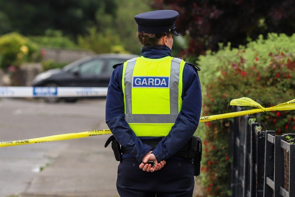 Garda crime scene