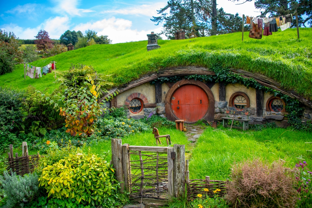 Hobbit Hole in Matamata - New Zealand. Photo: Shutterstock