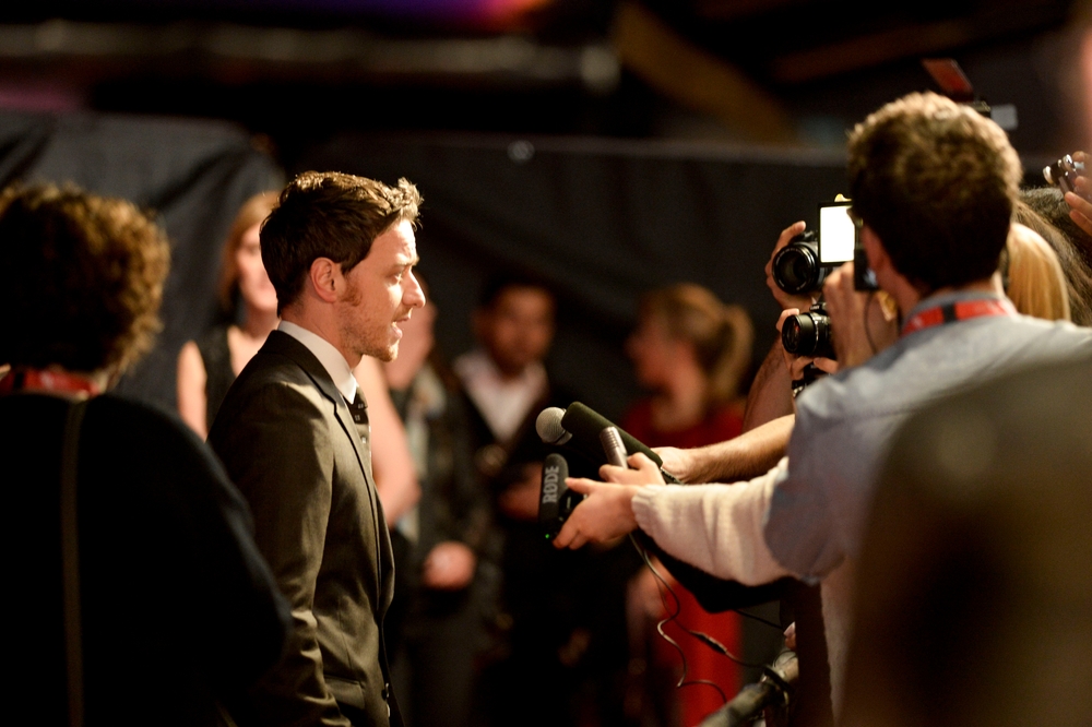 James McAvoy Speaks Out On Bullying On 'Band Of Brothers' Set 4 James McAvoy. Photo credit: Euan Cherry, Shutterstock