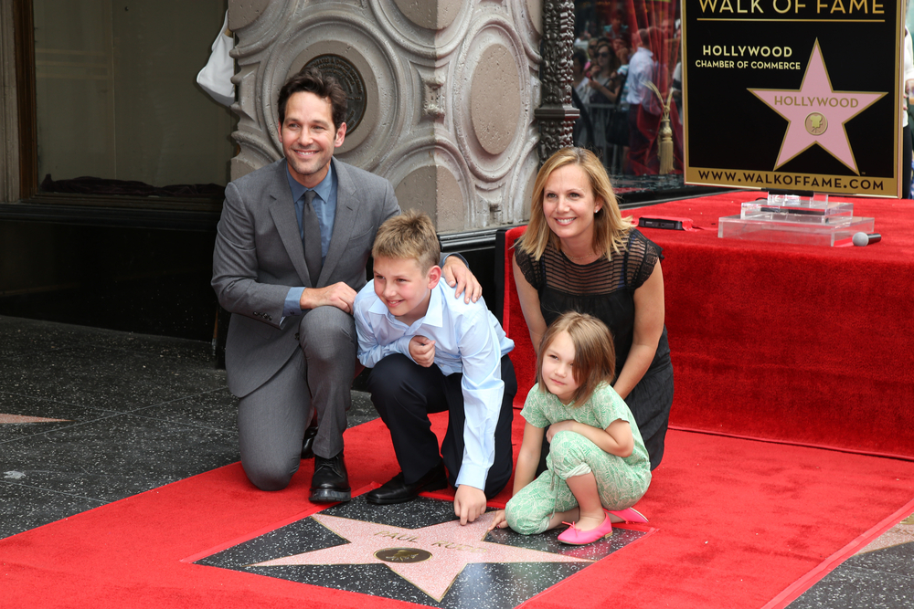 Paul Rudd Leaves His Phone At Home: ‘They’re Horrible Things’ 5 Paul Rudd with his family. Photo credit: Kathy Hutchins, Shutterstock