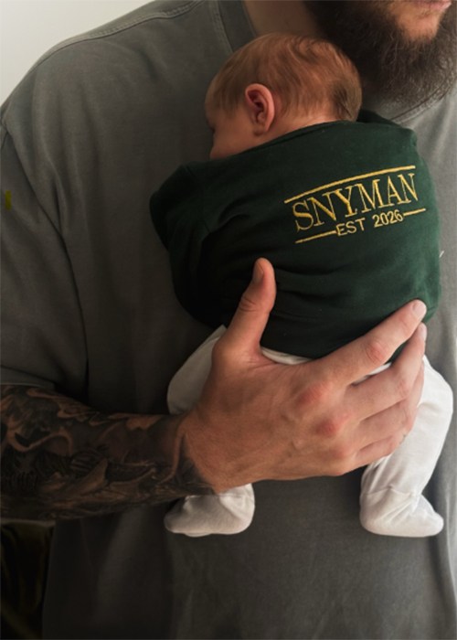 'The best thing I've ever experienced ' Leinster rugby star shows soft side as he embraces fatherhood 4 RG Snyman fitting into parenthood