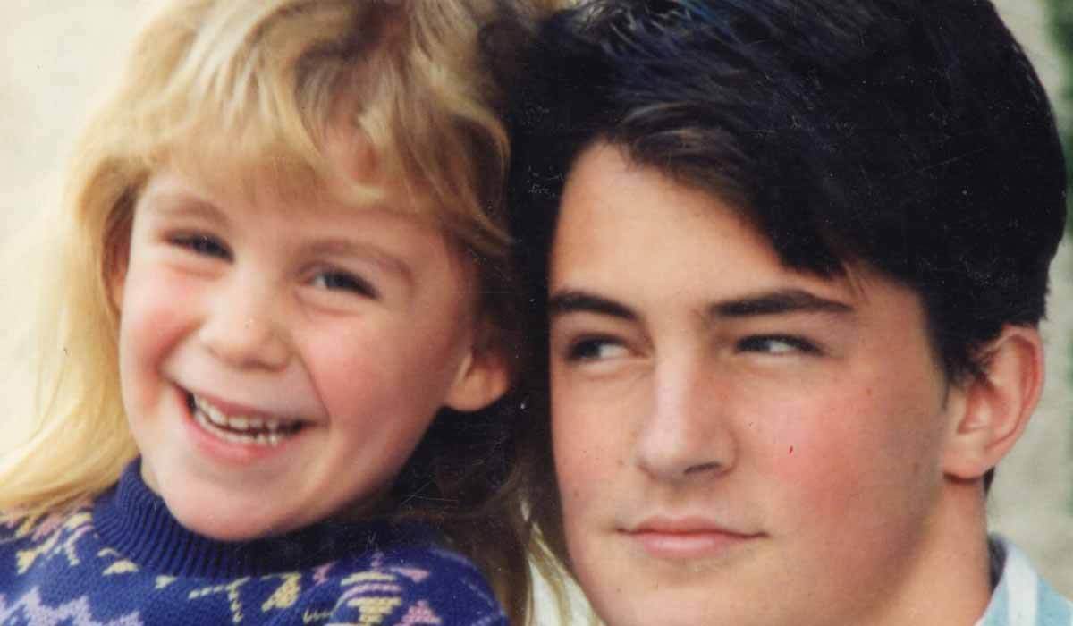 Who is Matthew Perry's sister Mia after emotional Netflix documentary? 3 Matthew Perry with his sister Mia. Pic: Mia Perry Bowick Instagram